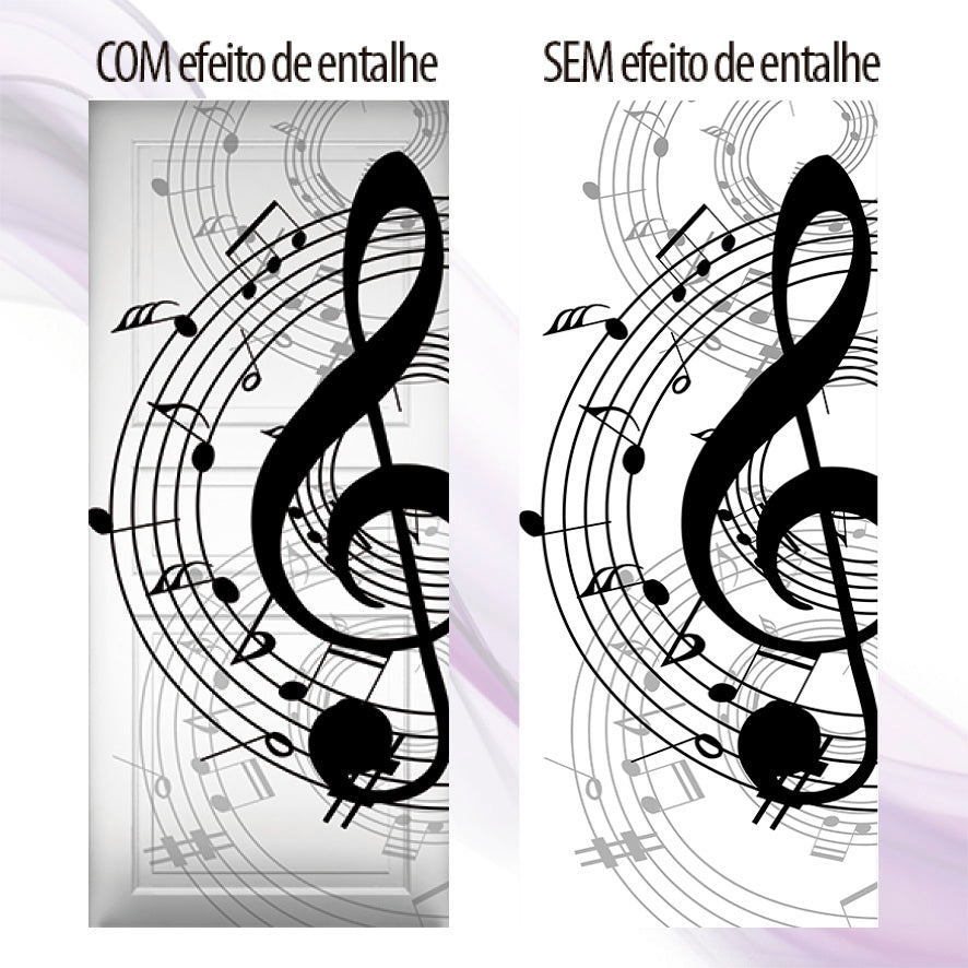 Adesivo para Porta Clave de Sol