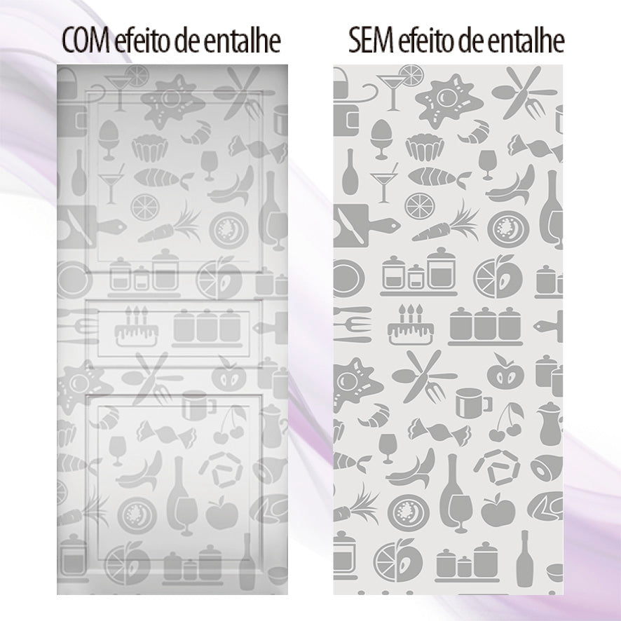 Adesivo para Porta Cozinha Clean