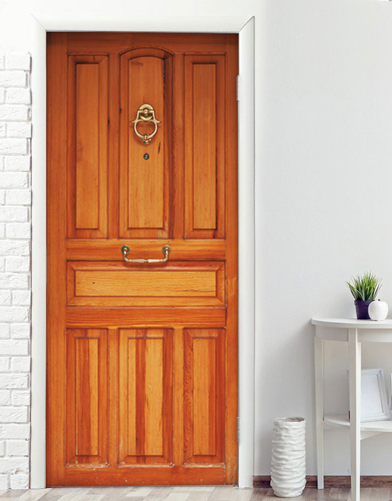 Adesivo para Porta De Madeira Carvalho