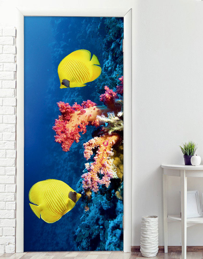 Adesivo para Porta Fundo do Mar