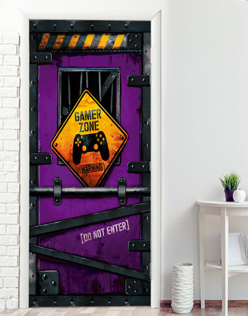 Adesivo para Porta Game Zone Level 4
