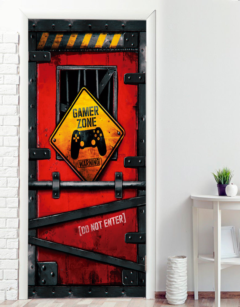 Adesivo para Porta Game Zone Level 5