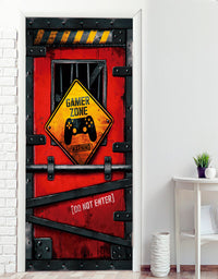 Adesivo para Porta Game Zone Level 5