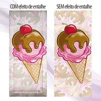 Adesivo para Porta Ice Cream