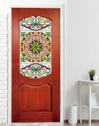 Adesivo Para Porta Madeira Mandalas
