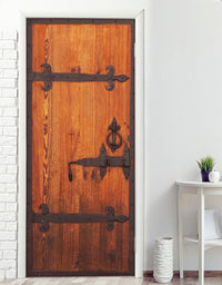 Adesivo Para Porta Madeira Medieval