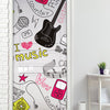 Adesivo para Porta Musicas Pop