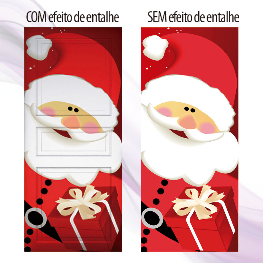 Adesivo para Porta Papai Noel