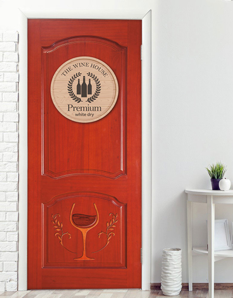 Adesivo para Porta Vinhoteca