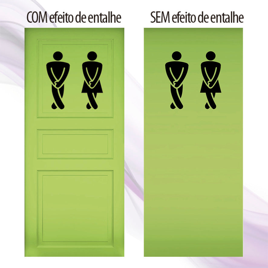 Adesivo para Porta WC