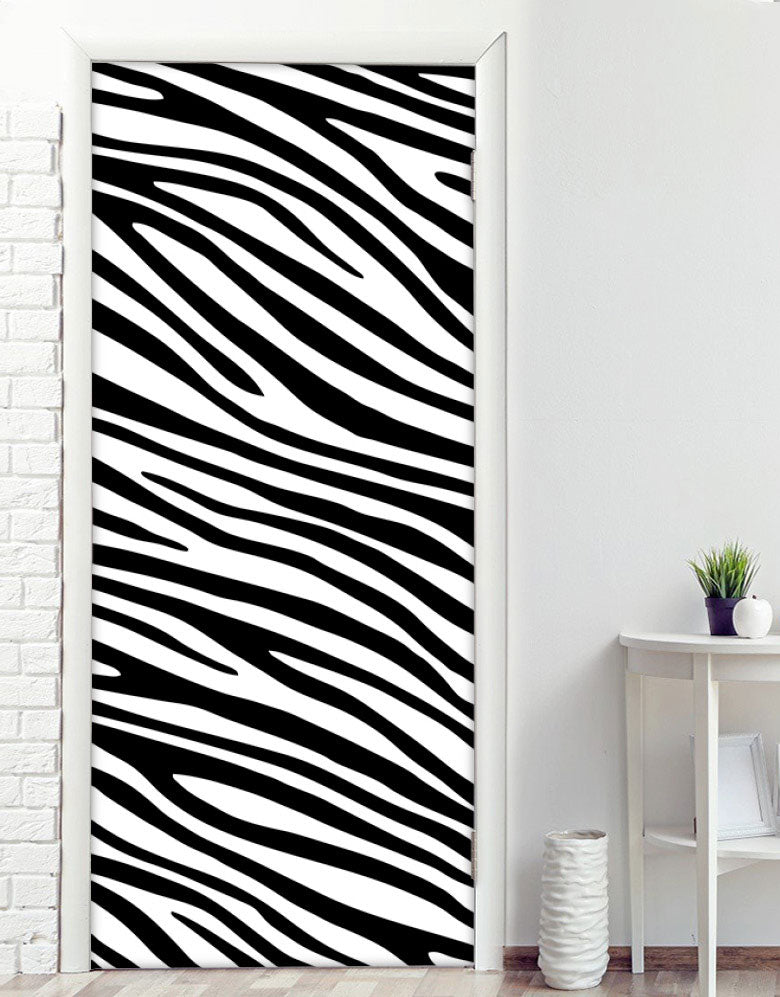 Adesivo para Porta Zebrinha