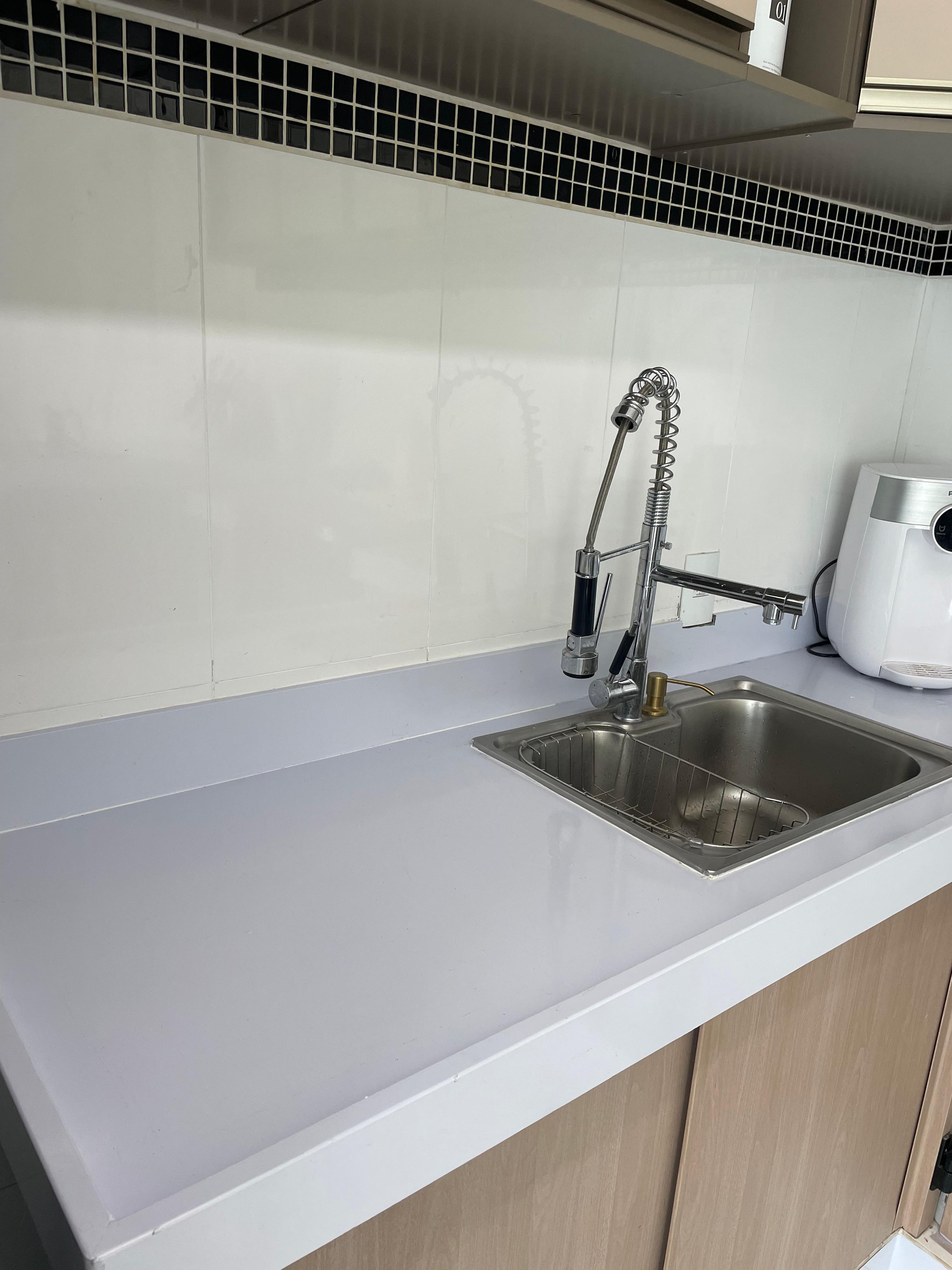 Adesivo para Pia Branco Blackout Brilho