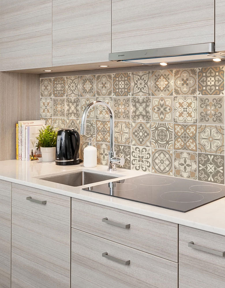 Papel de Parede Adesivo Azulejo Nude