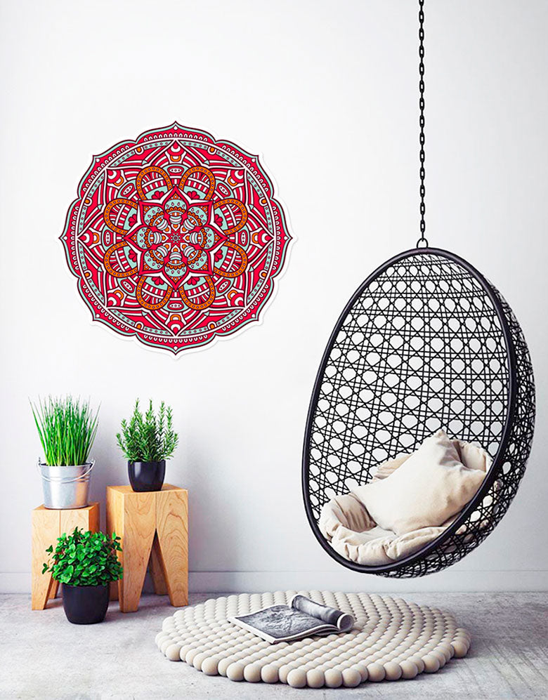 Adesivos Mandala Fogo