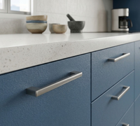 Adesivo envelopamento para Móveis Formica Azul Urbano