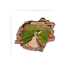Adesivo Decorativo Buraco 3D Muralha da China