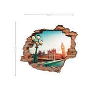 Adesivo Decorativo Buraco 3D Londres