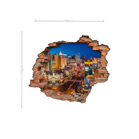 Adesivo Decorativo Buraco 3D Vegas