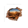 Adesivo Decorativo Buraco 3D Pôr do Sol