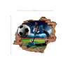 Adesivo Decorativo Buraco 3D Futebol