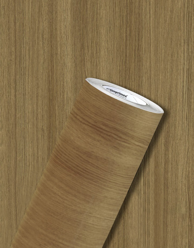Revestimento Adesivo Madeira Linheiro escuro 1,00m x 60cm