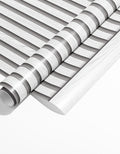 Papel de Parede Adesivo Meia Parede Ripado Branco