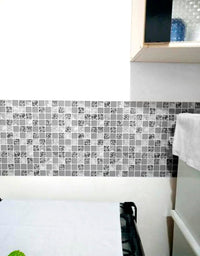 KIT DE 3 ROLOS - 2,50m x 50cm - Papel de Parede Adesivo Pastilhas Soft