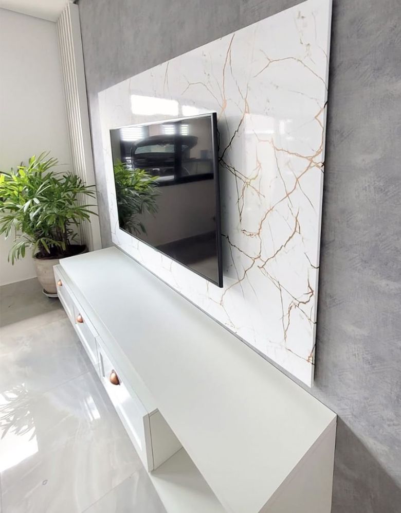 Revestimento Adesivo Mármore Calacatta Oro Brilho