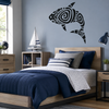 Adesivo Decorativo Tubarão Preto