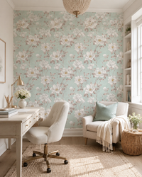 Papel de Parede Adesivo Floral Magnólia