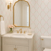 Papel de Parede Adesivo Laço Rosa