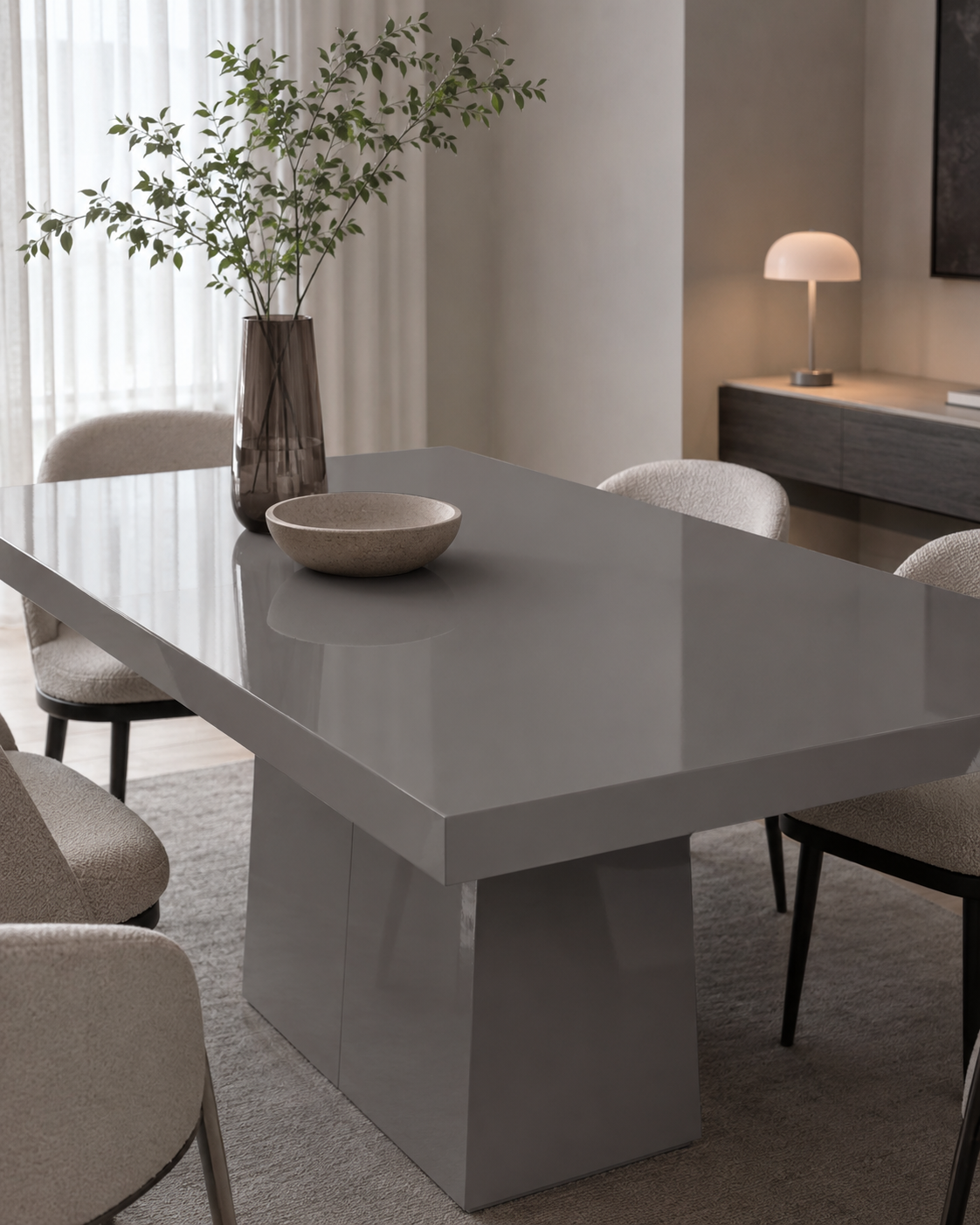 Adesivo para Mesa Fendi Taupe Laca