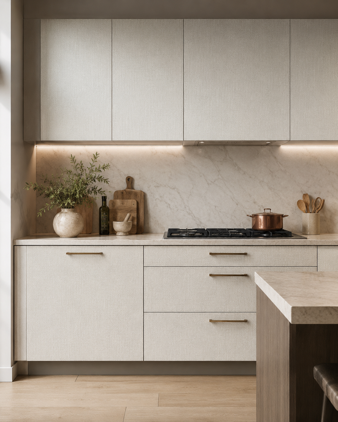 Revestimento Adesivo Telado Linho Avalon Off White