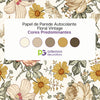 Papel de Parede Autocolante Floral Vintage
