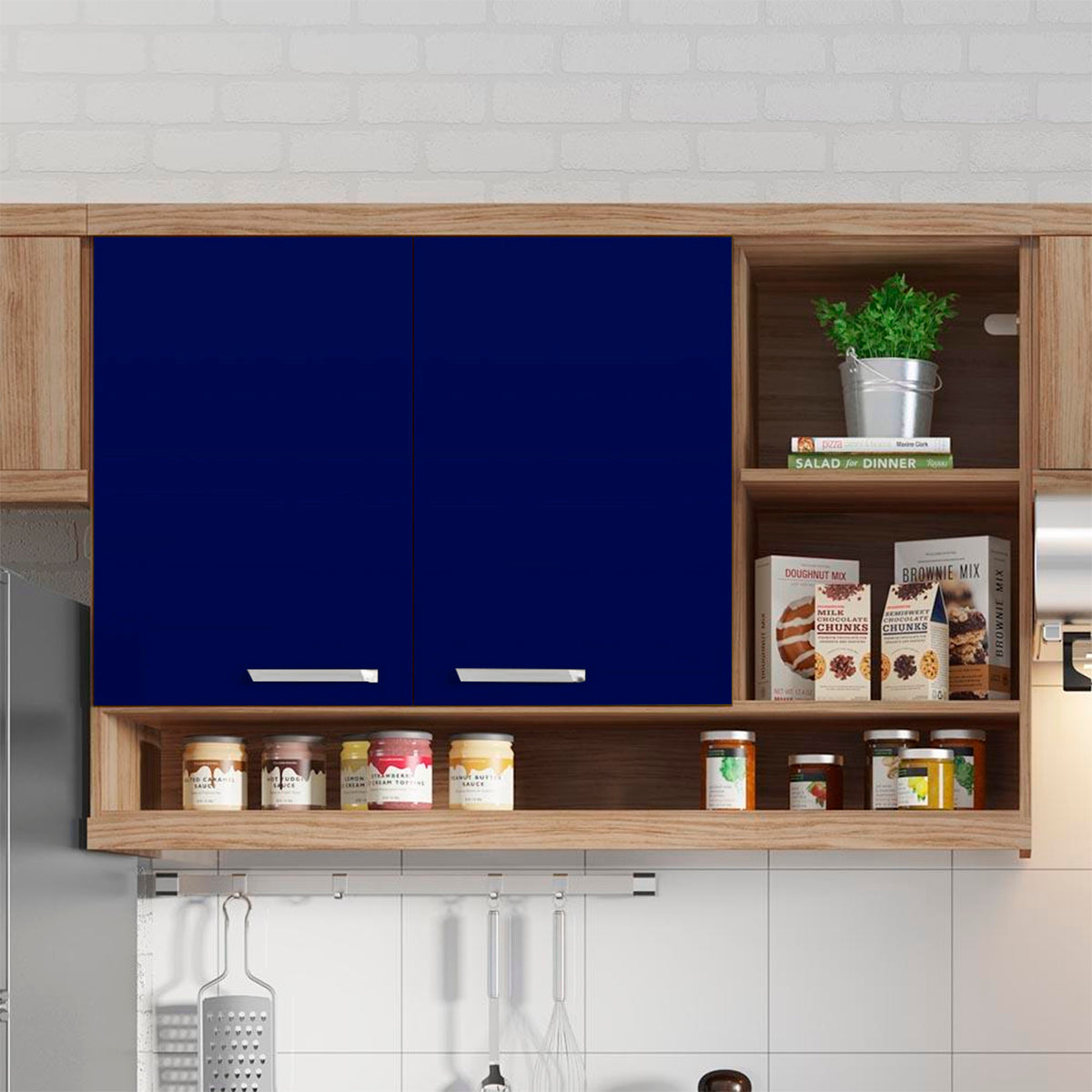 Adesivo de Envelopamento Azul Marinho Brilho