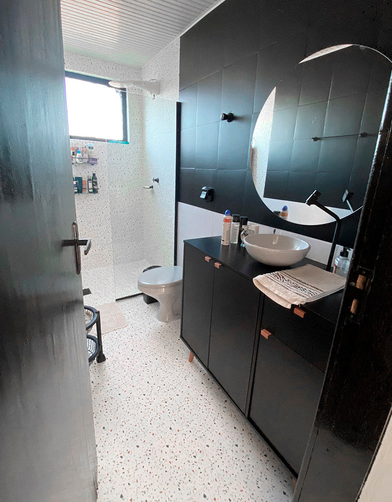 Adesivo Envelopamento para Armário e Balcão Preto Fosco