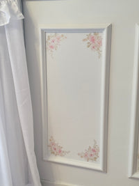 Cartela Adesiva Floral Rosa Aquarela