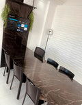Adesivo para Mesa Mármore Marquina Brilho
