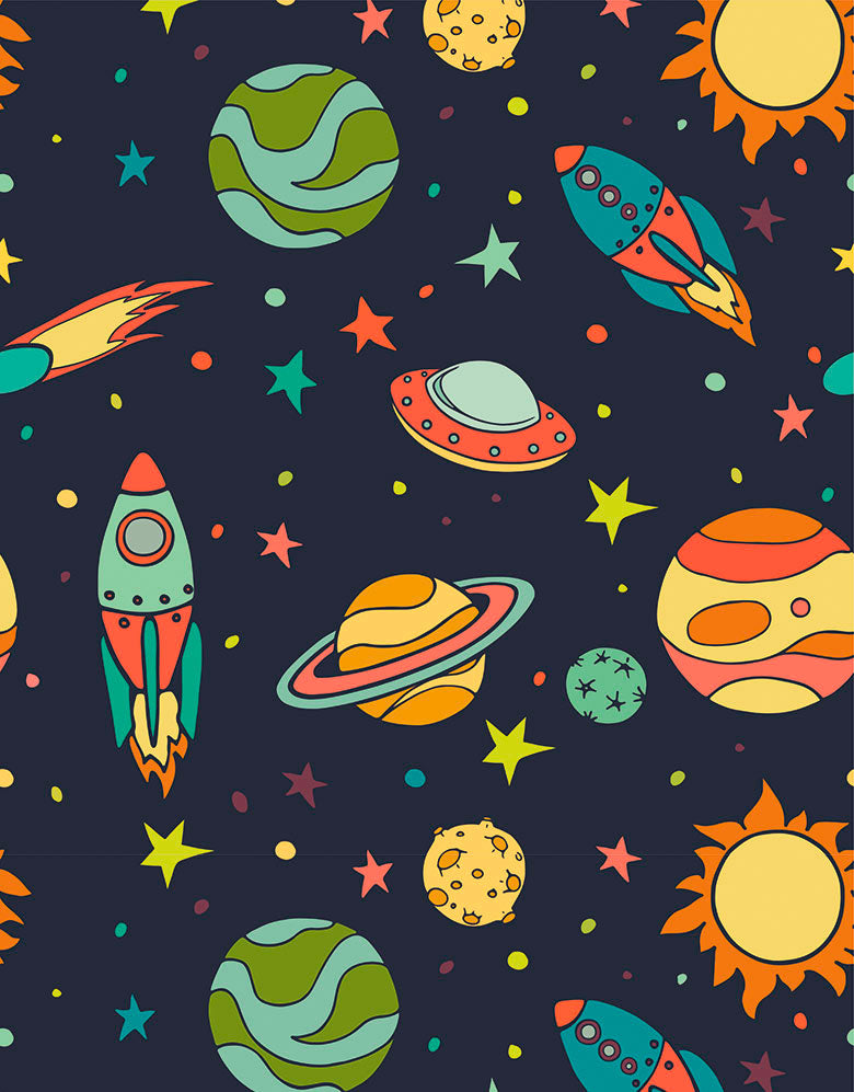 Papel De Parede Adesivo Universo