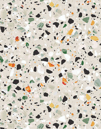 Papel de Parede Granilite Terrazo Esmeralda