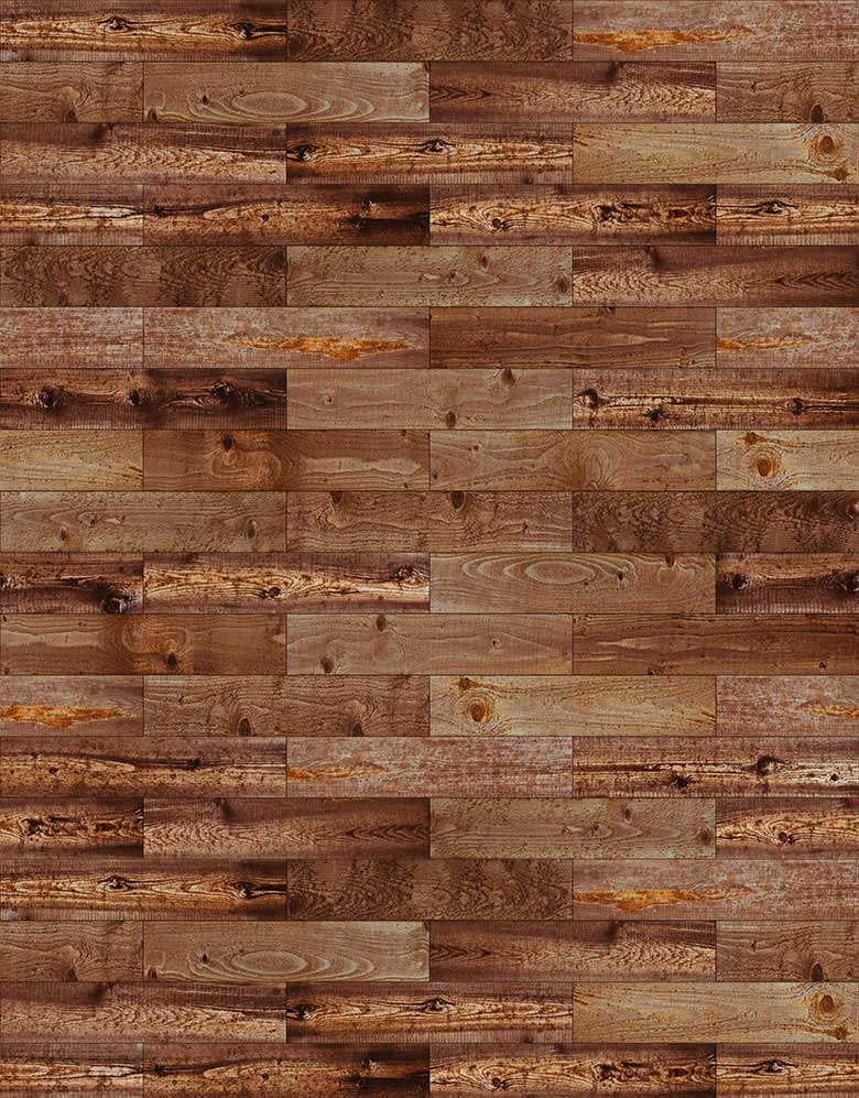 Papel de Parede Adesivo Madeira Demolição Tacos Rustica