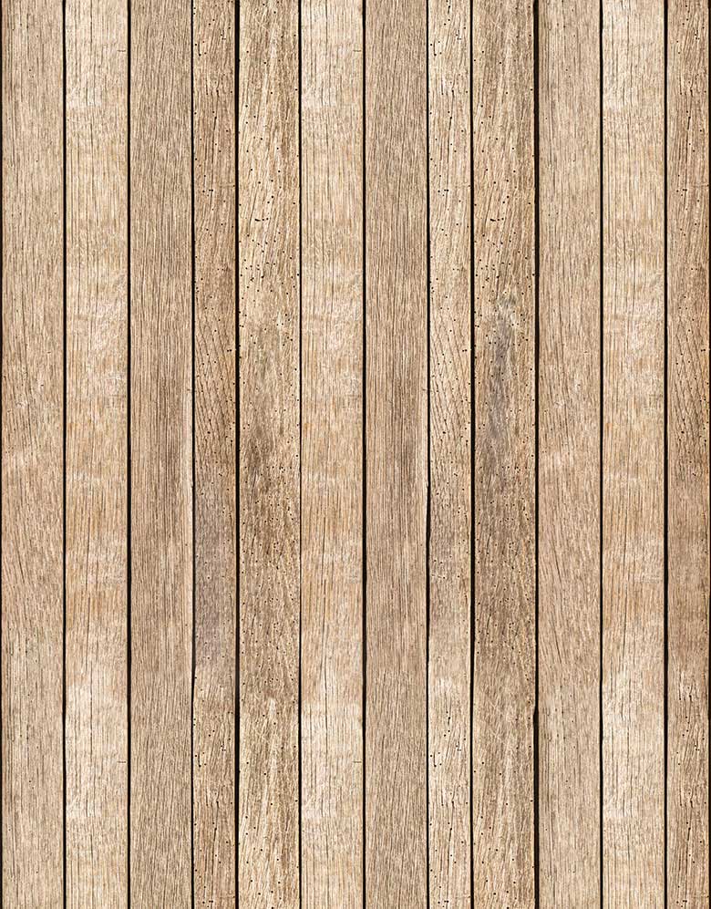 KIT DE 8 ROLOS - 2,50m x 50cm - Papel de Parede Madeira Tacos Ripados