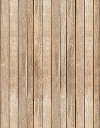 KIT DE 8 ROLOS - 2,50m x 50cm - Papel de Parede Madeira Tacos Ripados