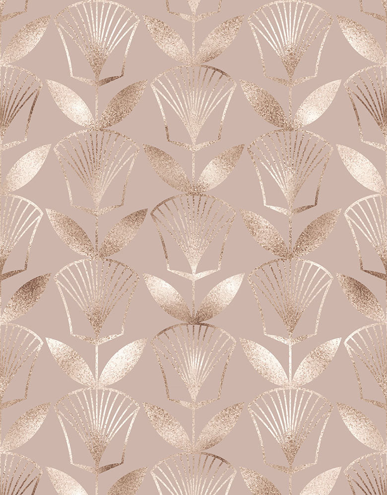 Papel de Parede Floral Rose