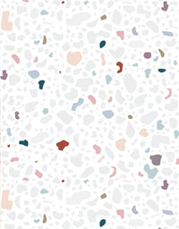 KIT DE 6 ROLOS - 2,50m x 50cm - Papel de Parede Adesivo Granilite Candy