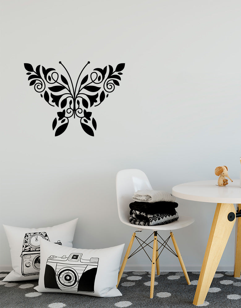 Adesivo Decorativo Borboleta Floral
