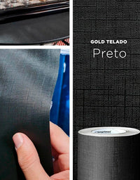 Revestimento Adesivo Telado Preto