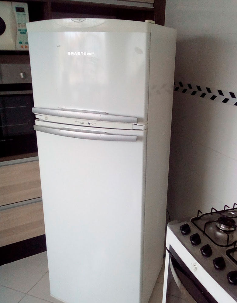 Adesivo para Geladeira Branco Brilho