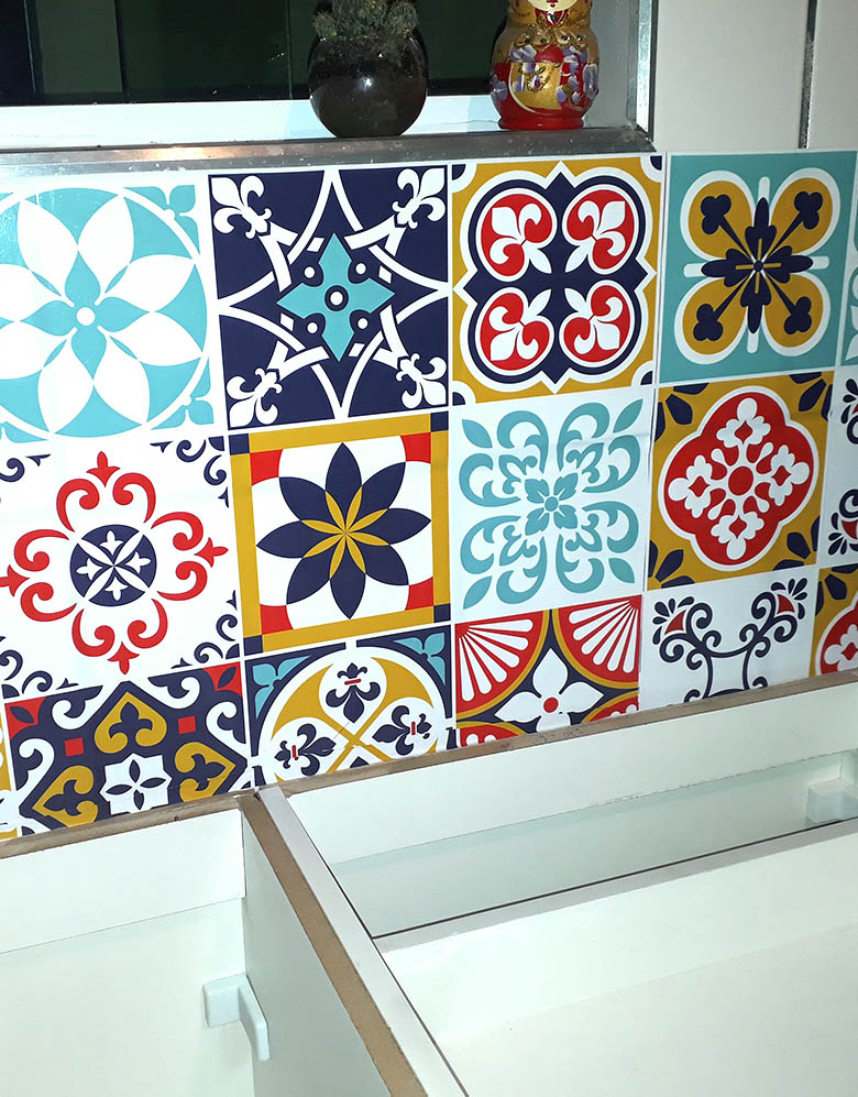 Papel de Parede Adesivo Azulejo Coimbra