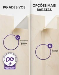 KIT DE 3 ROLOS - 2,50m x 50cm - Papel de Parede Adesivo Chevron Preto e Branco